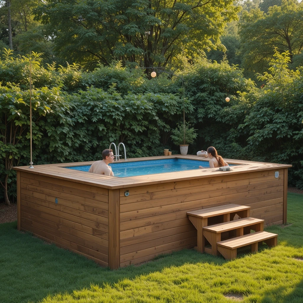 Raised Above-Ground Mini Pool