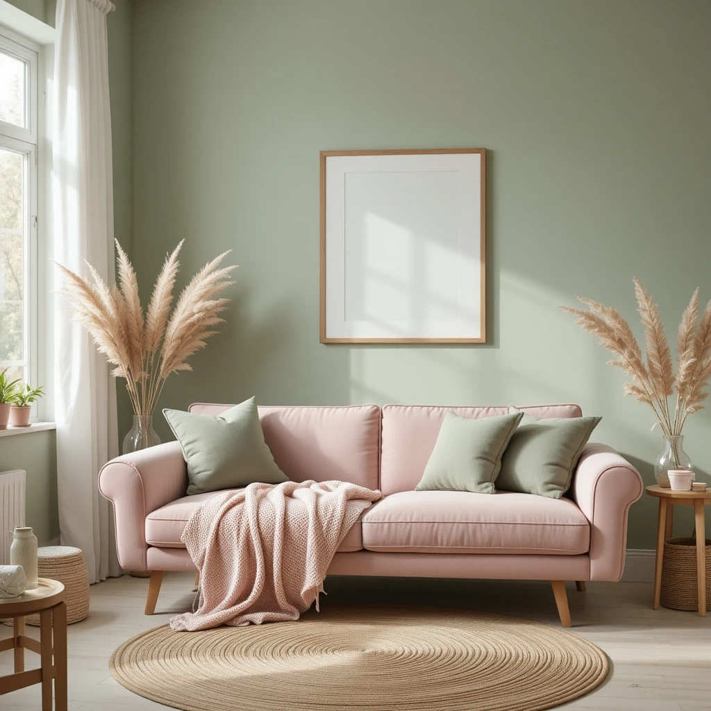 Sage Green & Blush Pink Soft & Serene