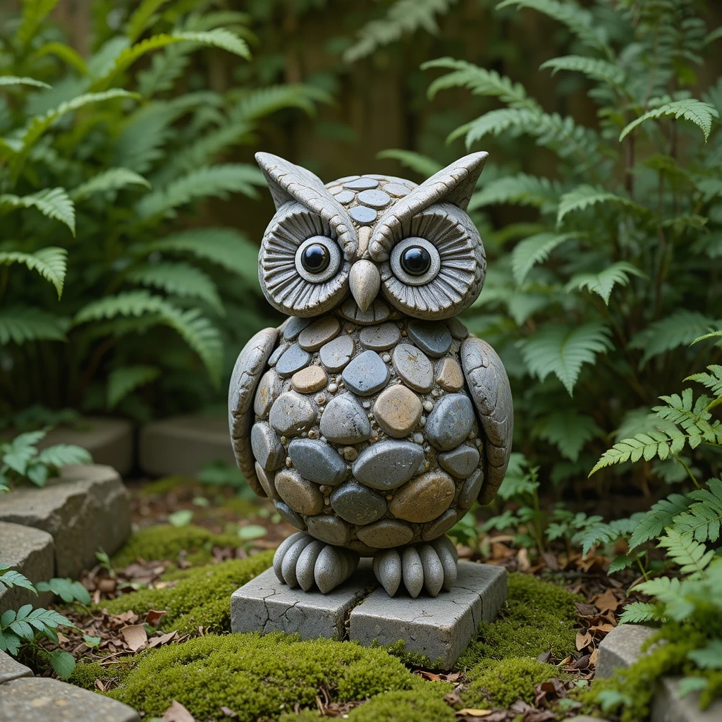 Stacked Stone Animal Sculptures