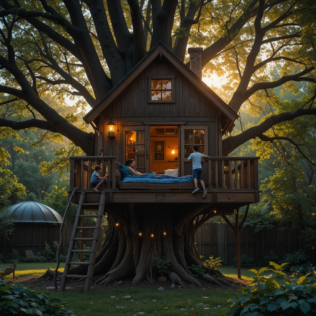 Treehouse or Elevated Platform Camp