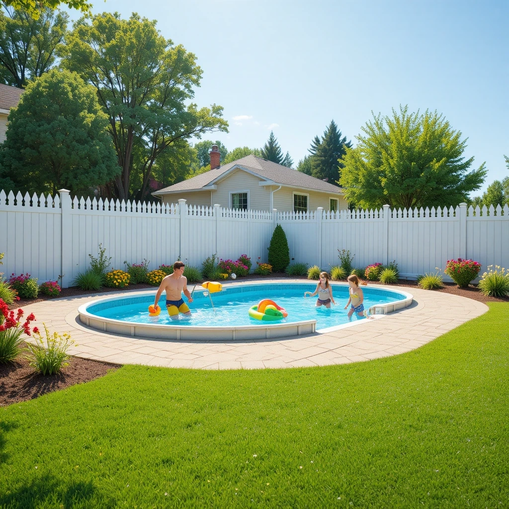 Vinyl / PVC Pool Fence