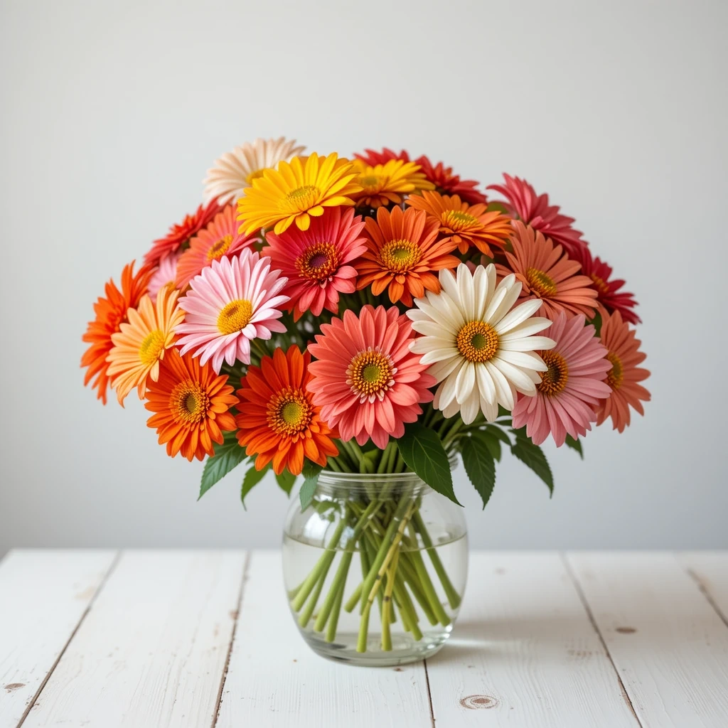 Zinnia Rainbow Arrangement