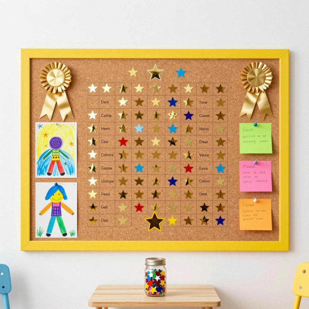Achievement Board and Star Chart Display