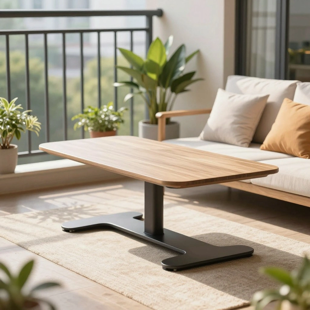 Adjustable Height Coffee Table