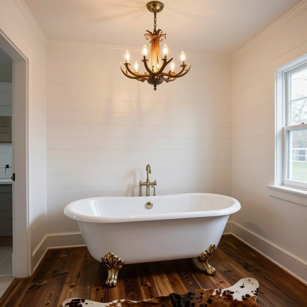 Antler or Faux Antler Light Fixtures