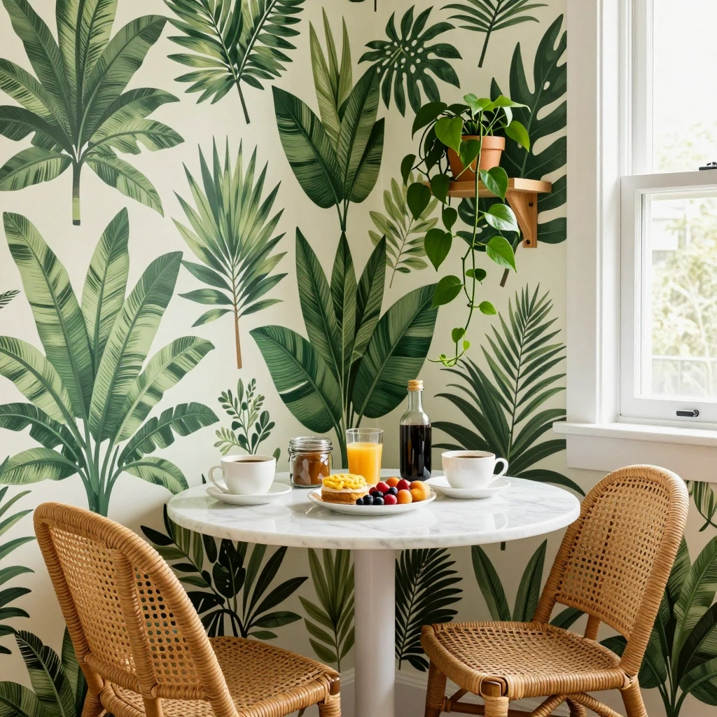 Botanical and Green Wallpaper: Pattern With Purpose