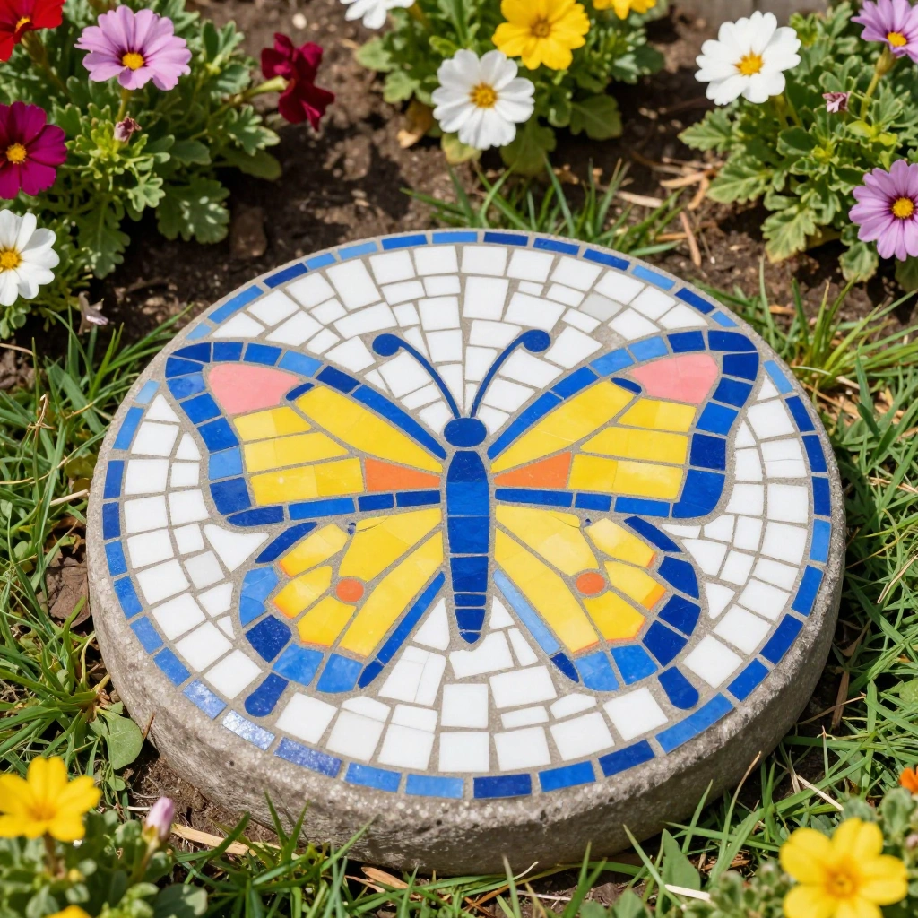 Butterfly Garden Stones