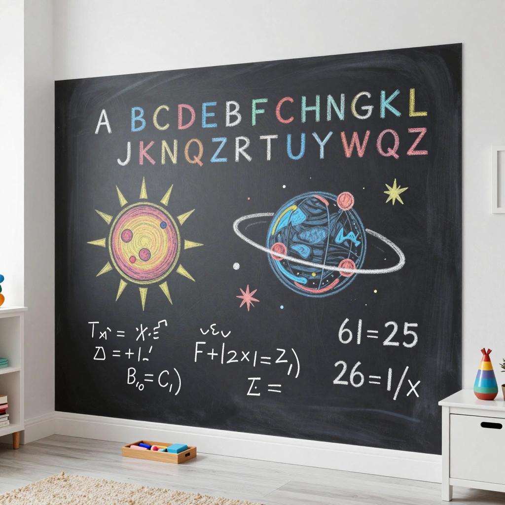 Chalkboard Wall or Chalkboard Contact Paper Panel