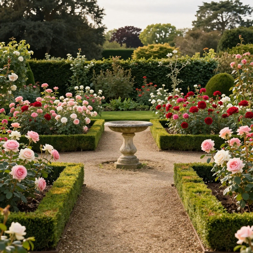 Classic English Rose Garden