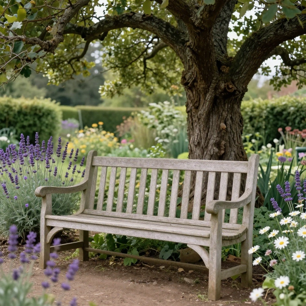 Classic Wooden Garden Bench