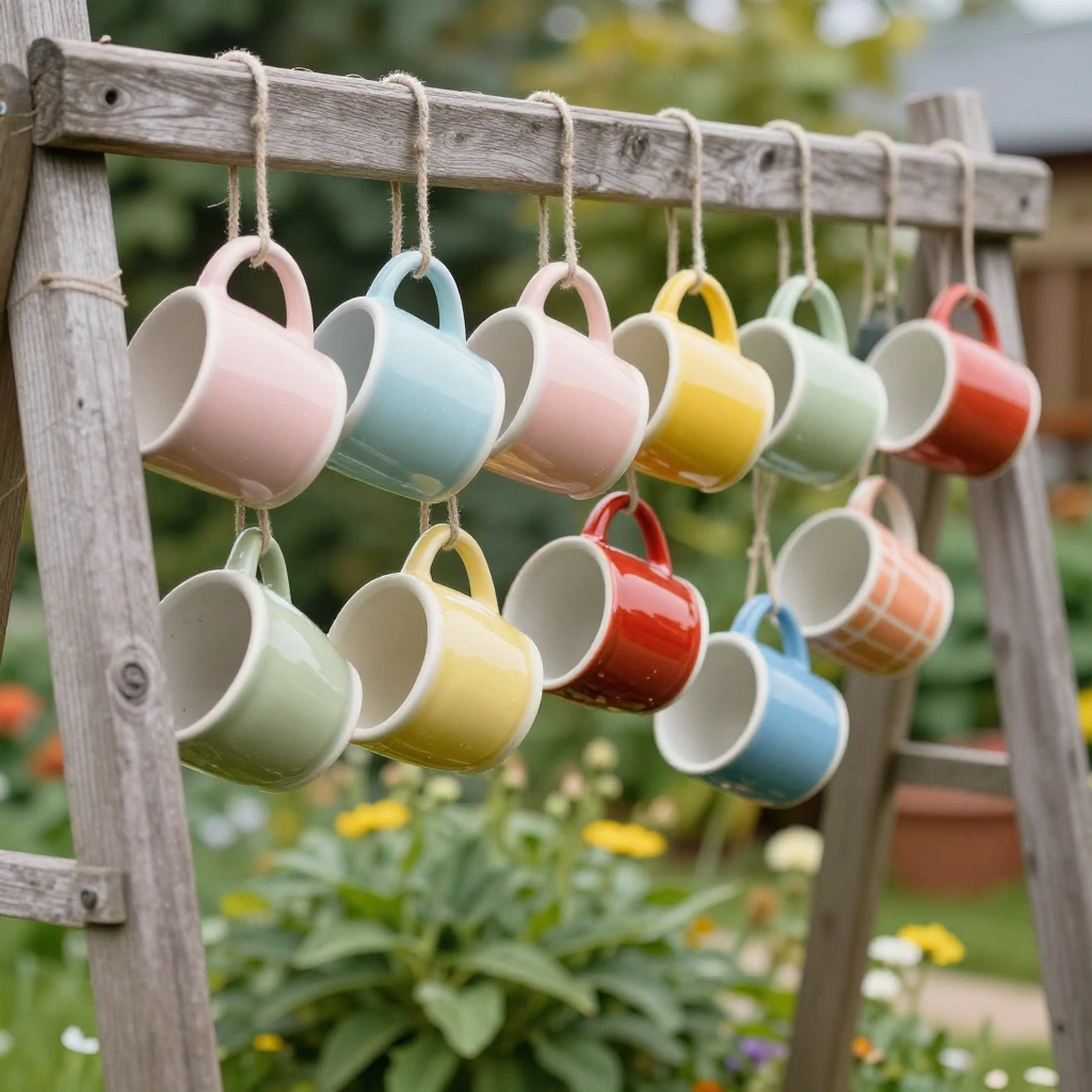 Colorful Ceramic Mug Feeders