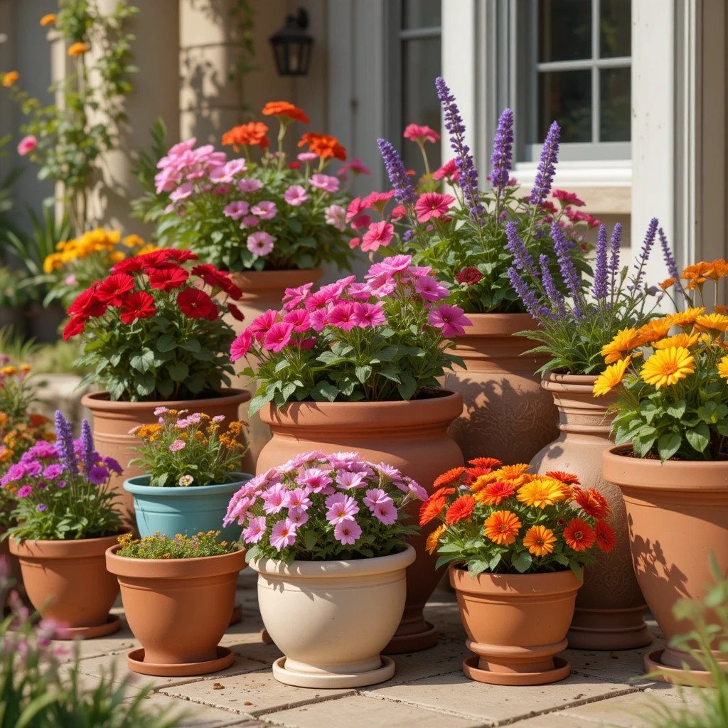 Container Flower Garden