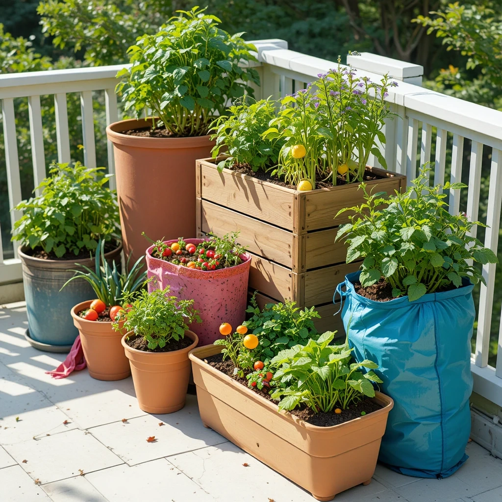 Container Vegetable Garden