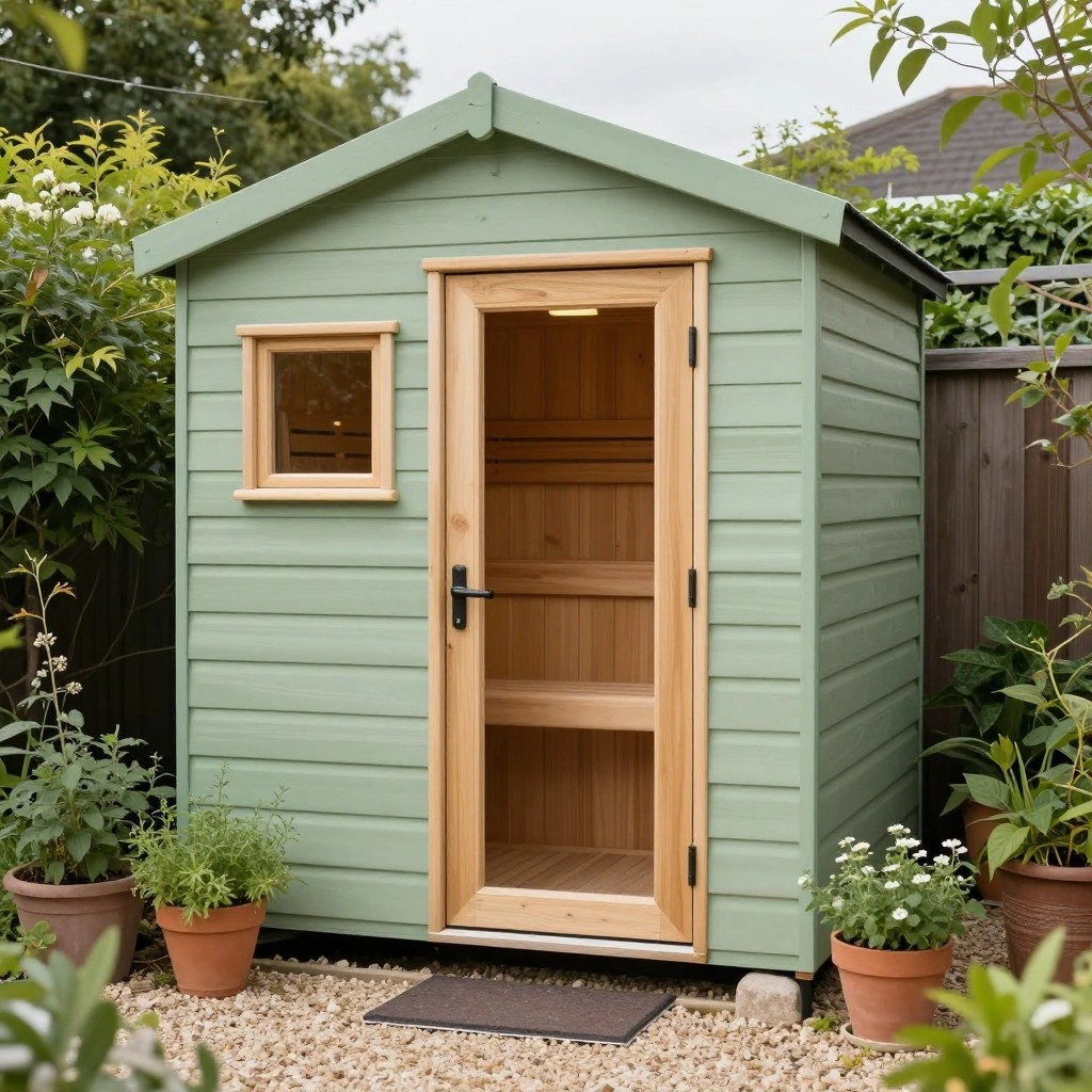 Converted Garden Shed Sauna