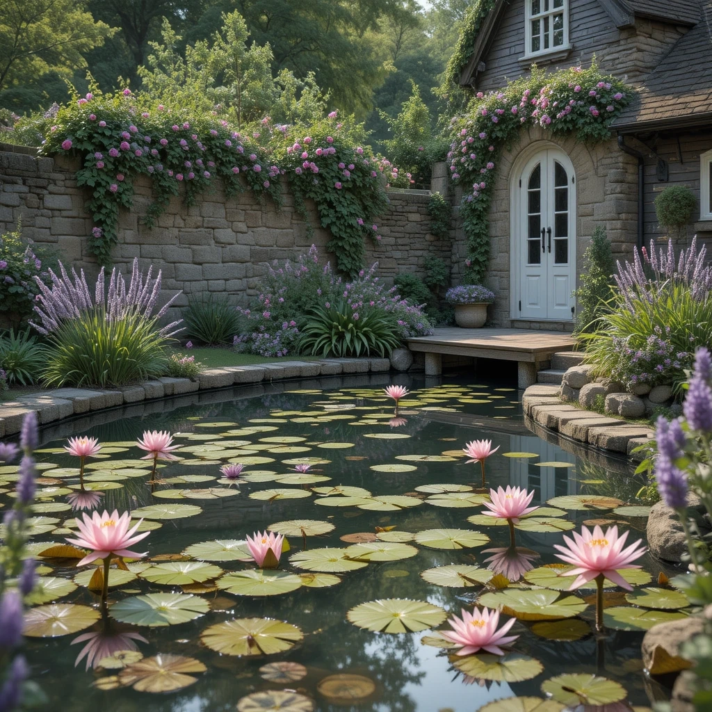 Cottage Garden Swimming Pond
