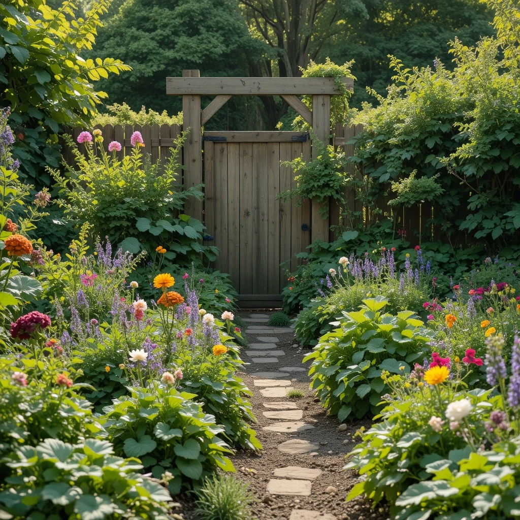 Cottage-Style Kitchen Garden