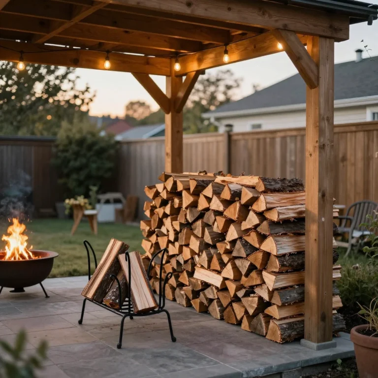 Firewood Storage Outdoor