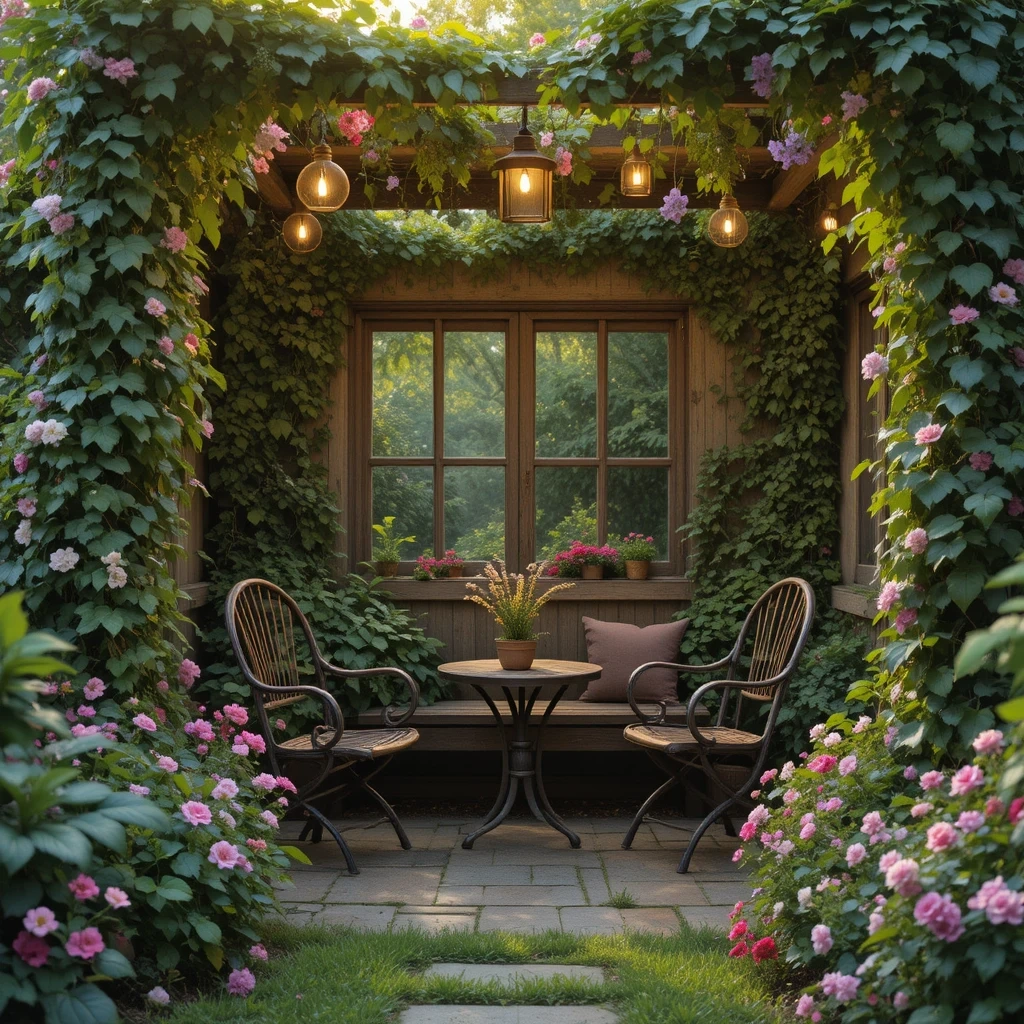 Cozy Garden Seating Nook