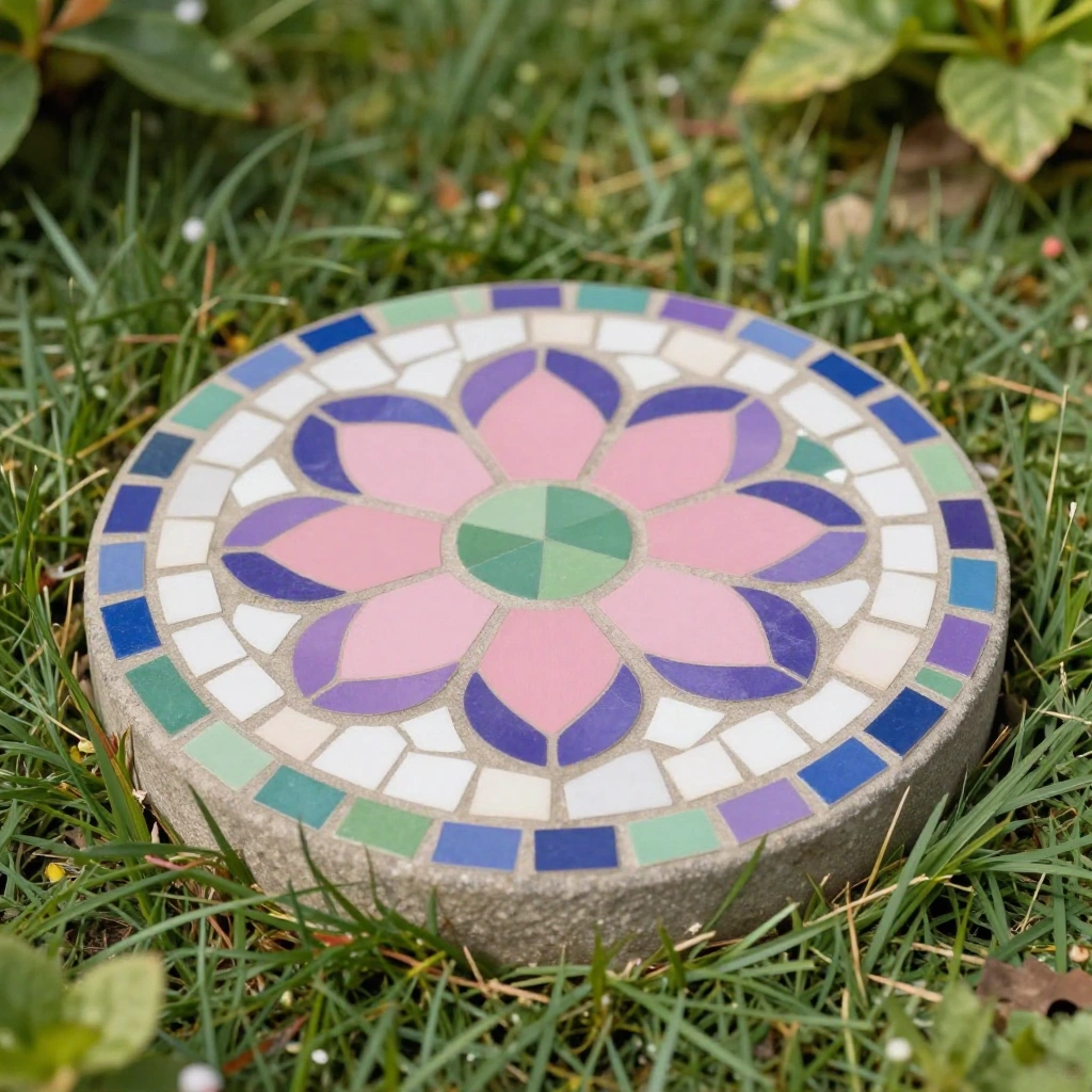 Floral Garden Path Stones