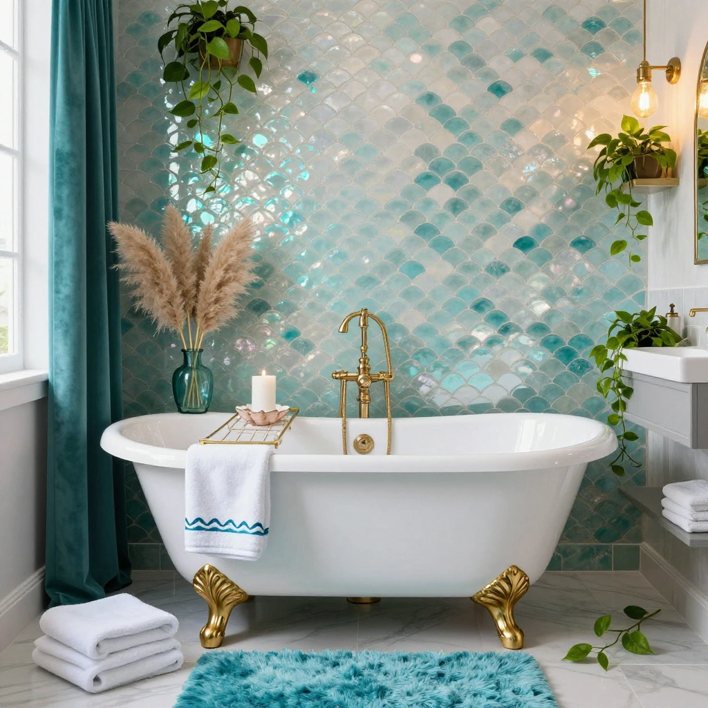 Full Mermaid Sanctuary: The Complete Theme Bathroom