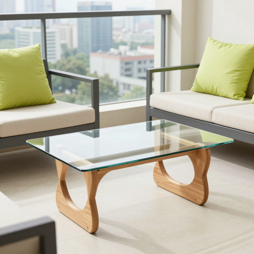 Glass Top Coffee Table