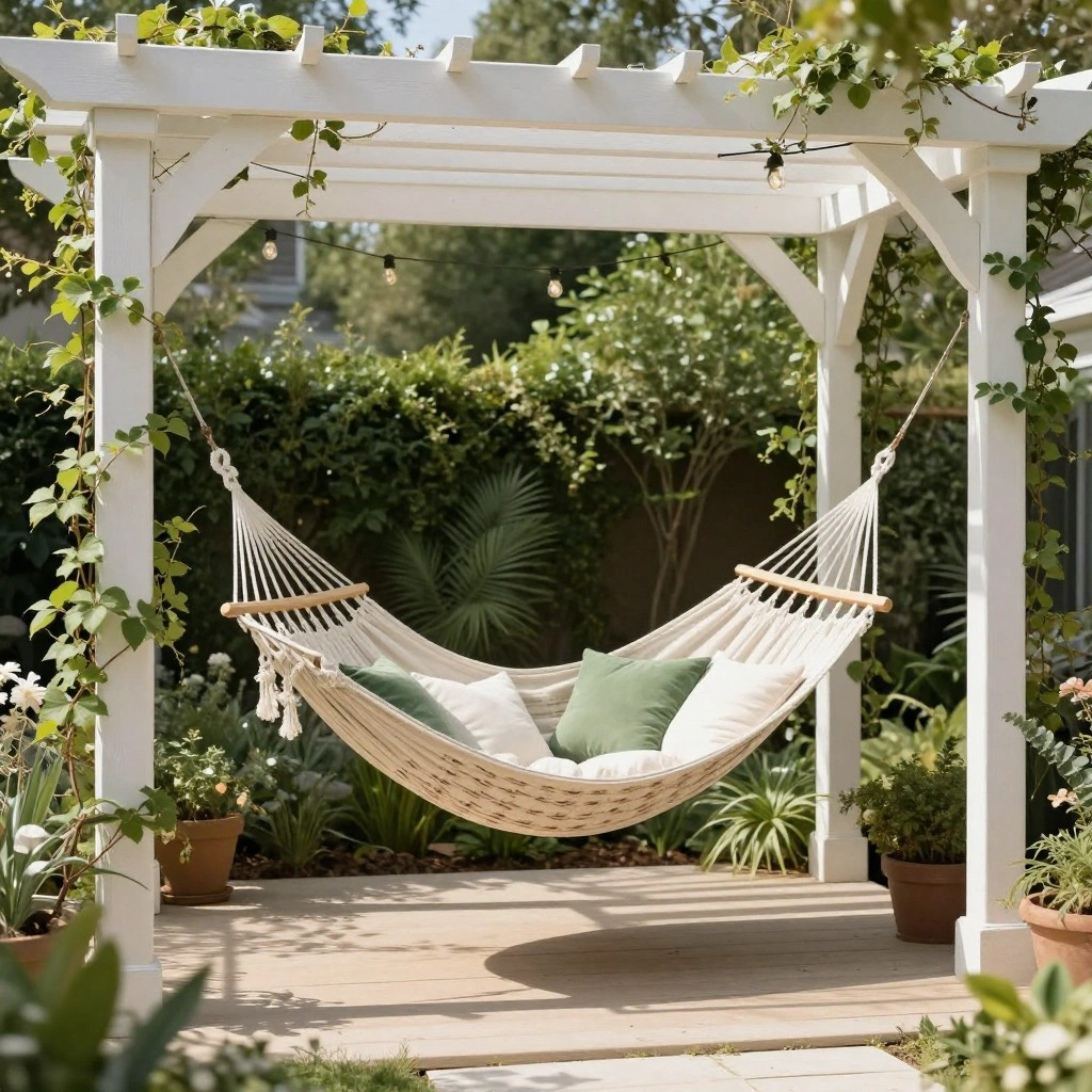 Hammock Pergola Corner
