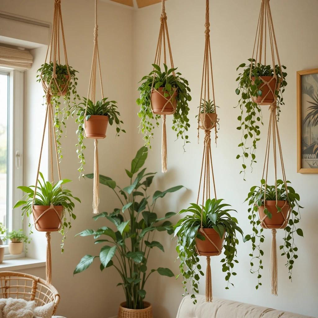 Hanging Macramé Plant Holders