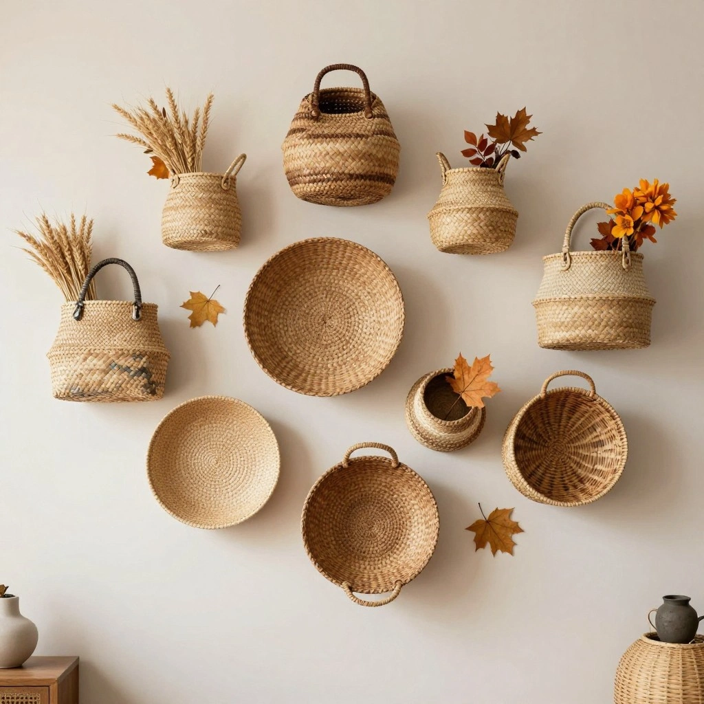 Harvest Basket Wall Display