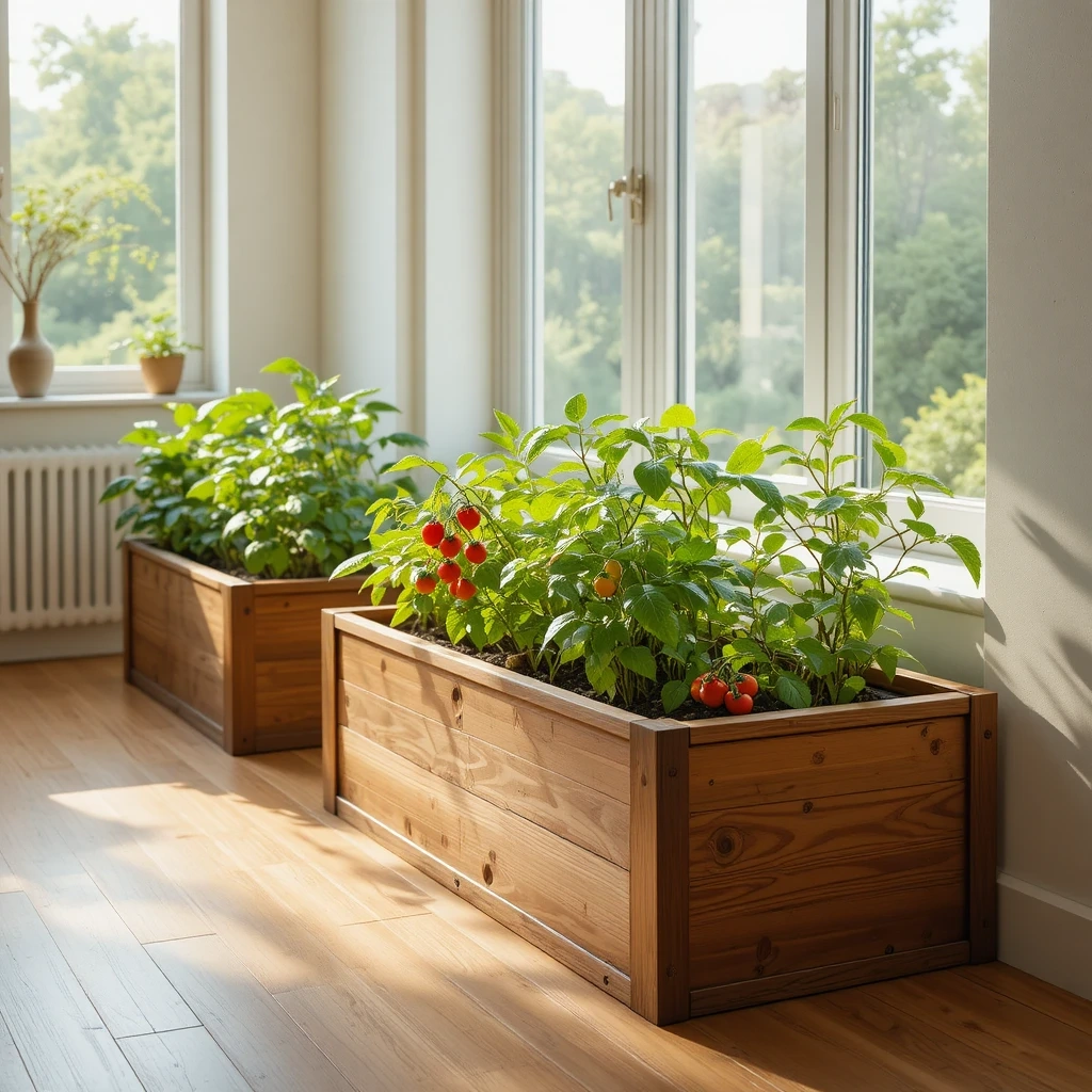 Indoor Raised Bed Vegetable Garden