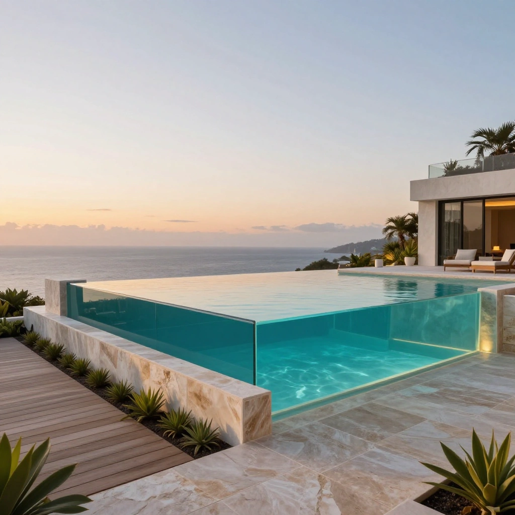 Infinity Edge Pool Feature