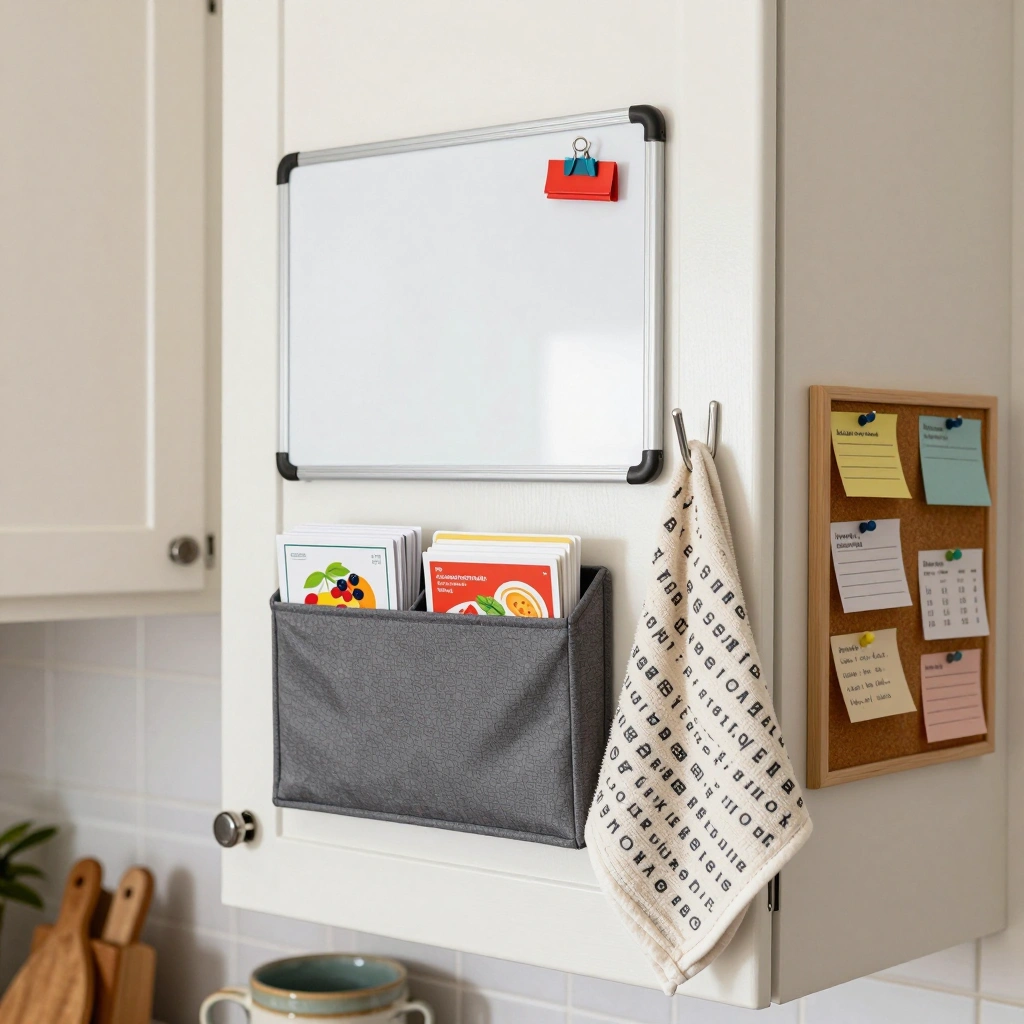 Inside-Cabinet-Door Command Center