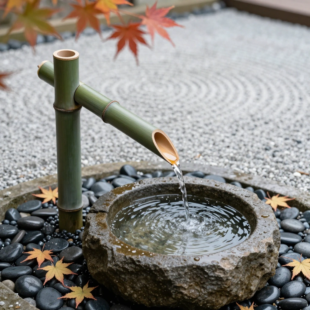 Japanese Bamboo Water Spout 