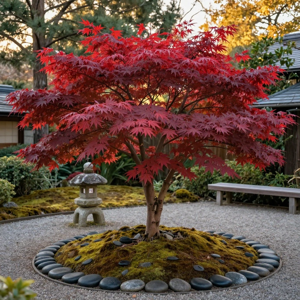 Japanese Maple Tree Focal Point