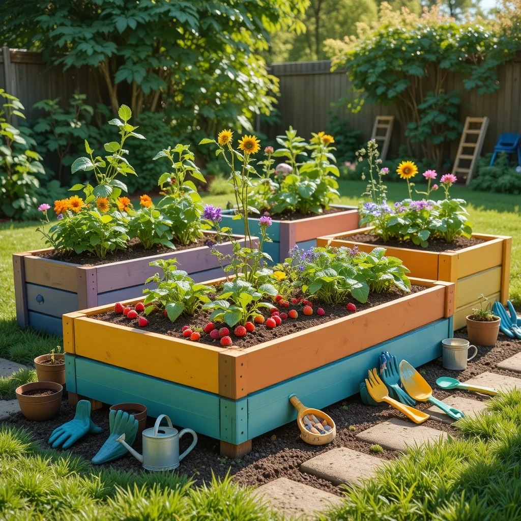 Kids' Vegetable & Sensory Garden
