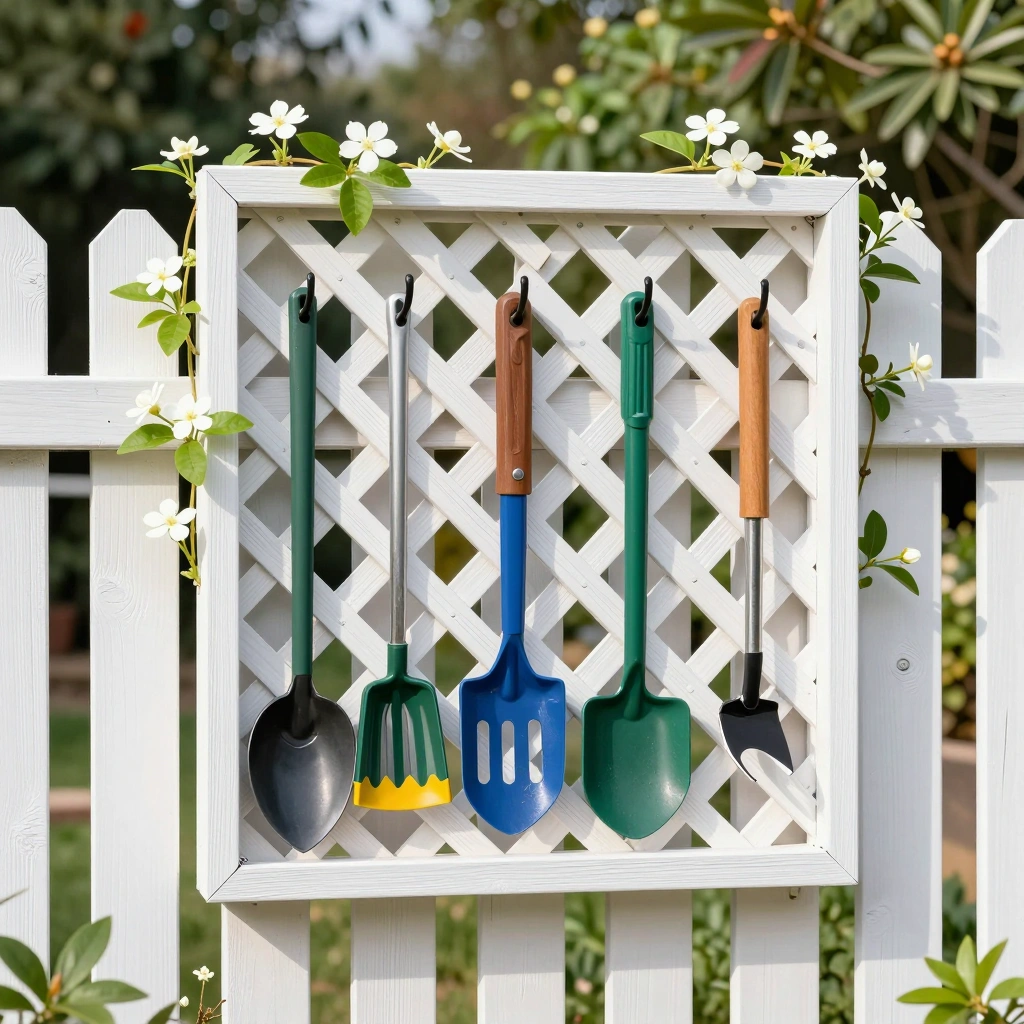 Lattice Panel Tool Organizer