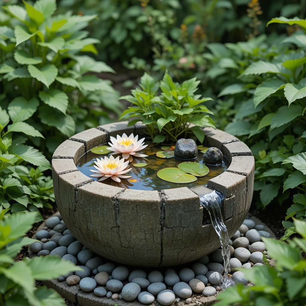 Mini Water Feature Garden