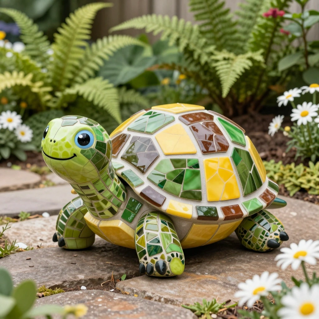 Mosaic Garden Sculptures