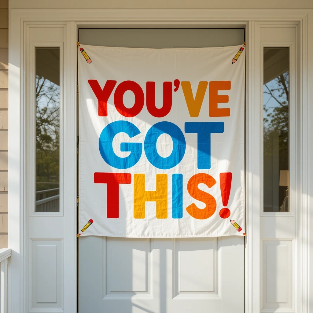 Motivational Quote Door Banner