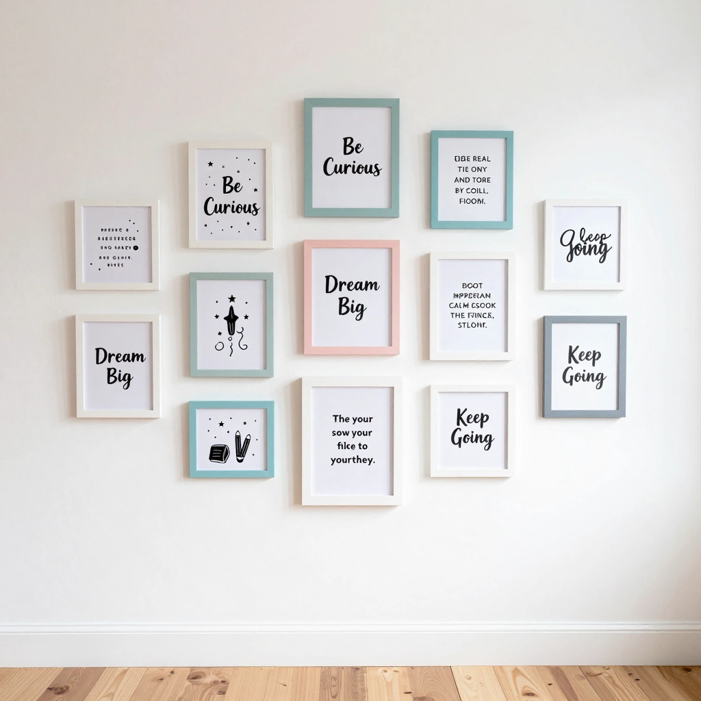 Motivational Quote Wall Art Gallery