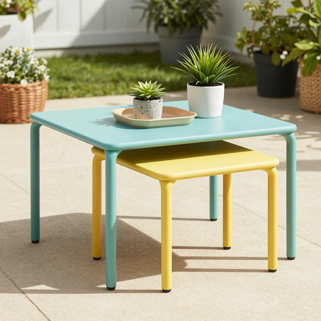 Nesting Coffee Tables Set