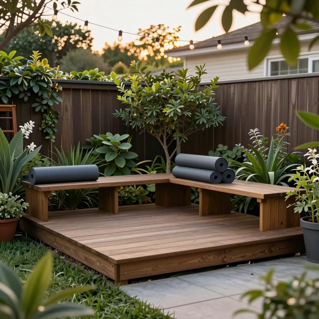 Outdoor Yoga & Stretching Deck