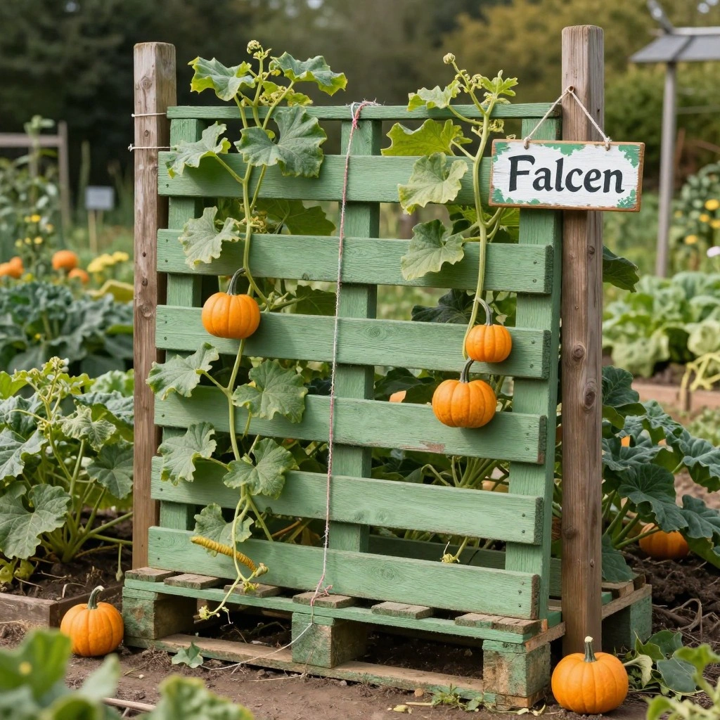 Pallet Wood Flat Trellis