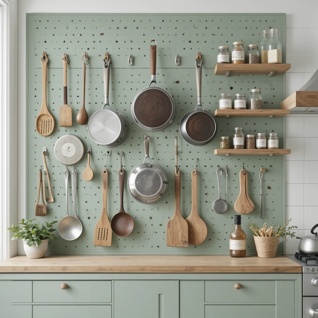 Pegboard Wall Organizer