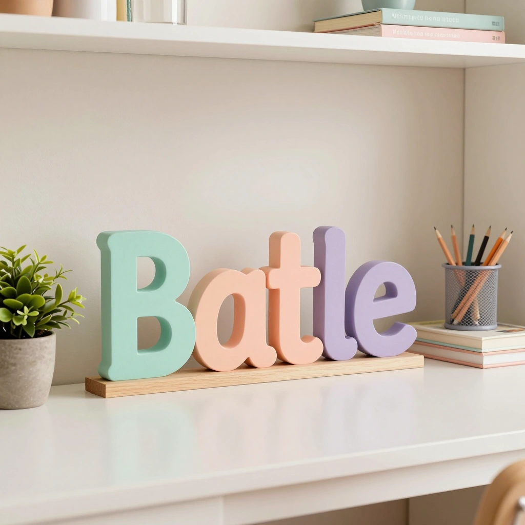 Personalized Name Sign for Desk or Door