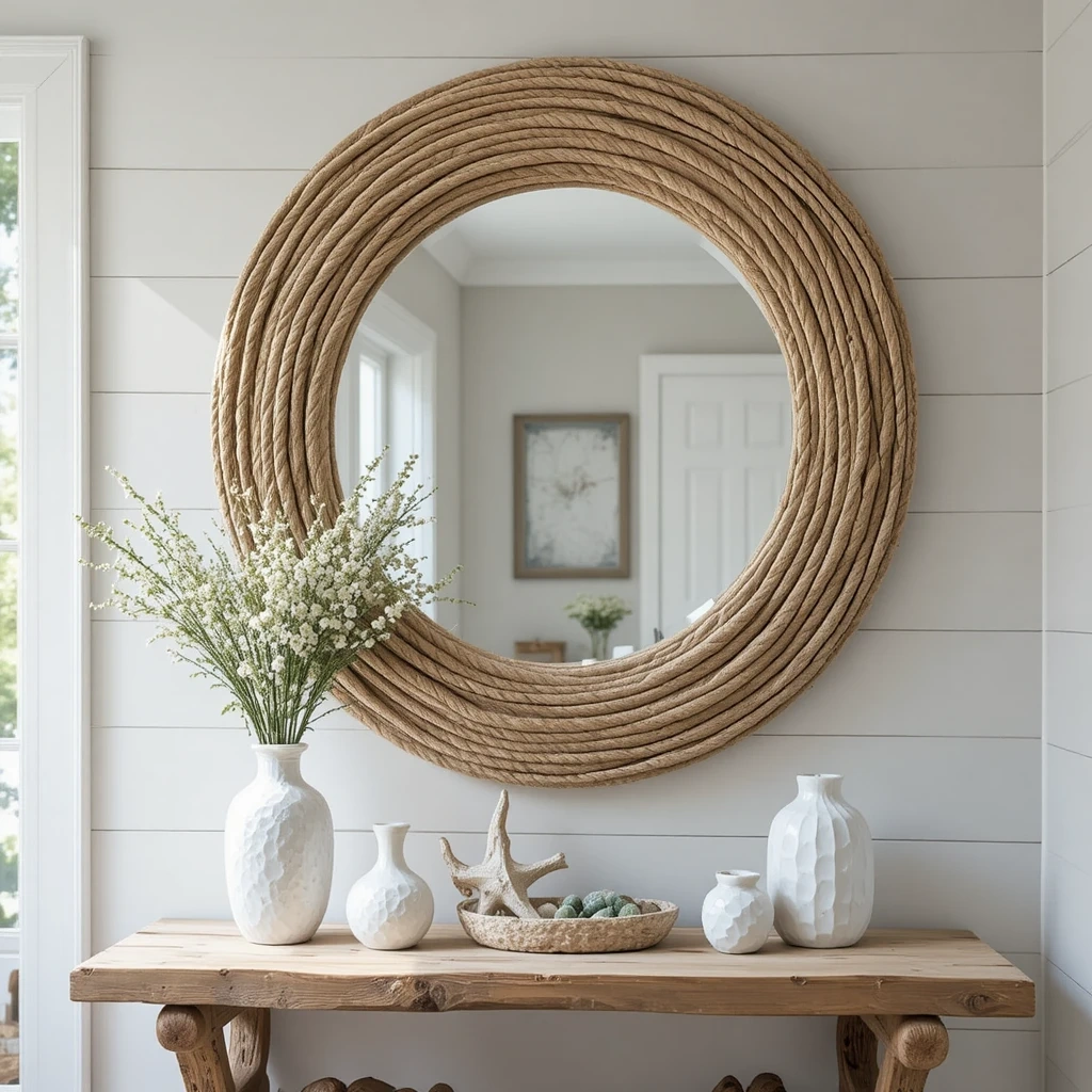Rope-Framed Mirrors