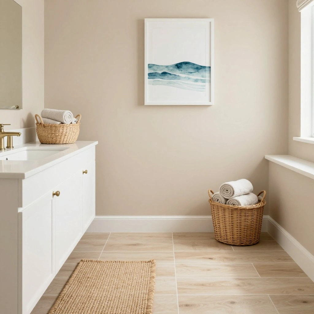 Sandy Neutral Palette with Woven Textures