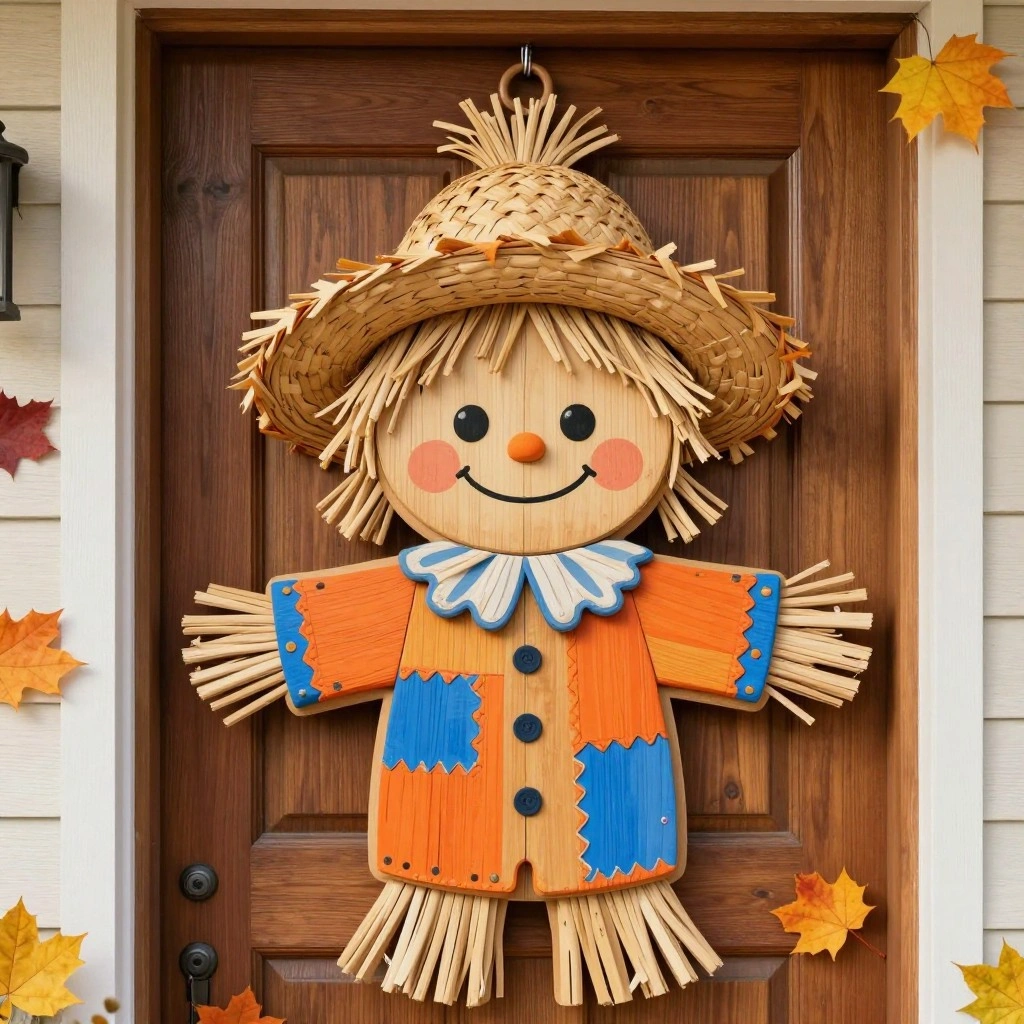 Scarecrow Character Door Hanger