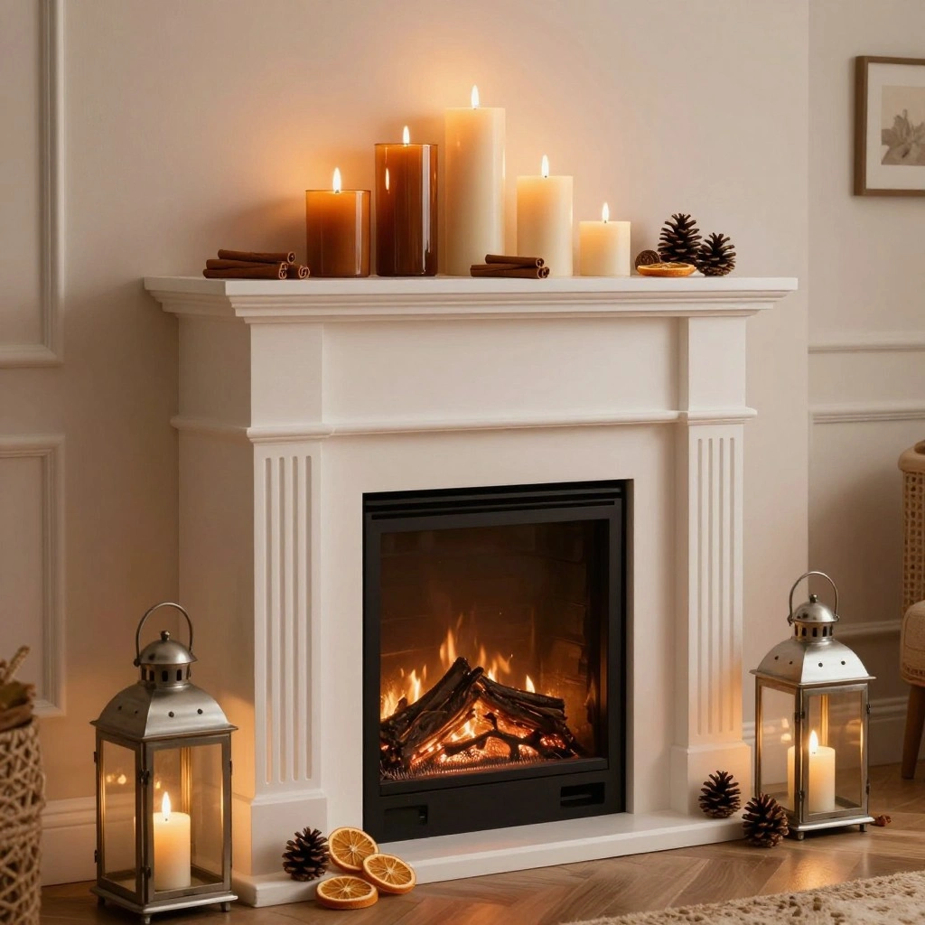 Scented Candles and Lanterns for Autumn Ambiance