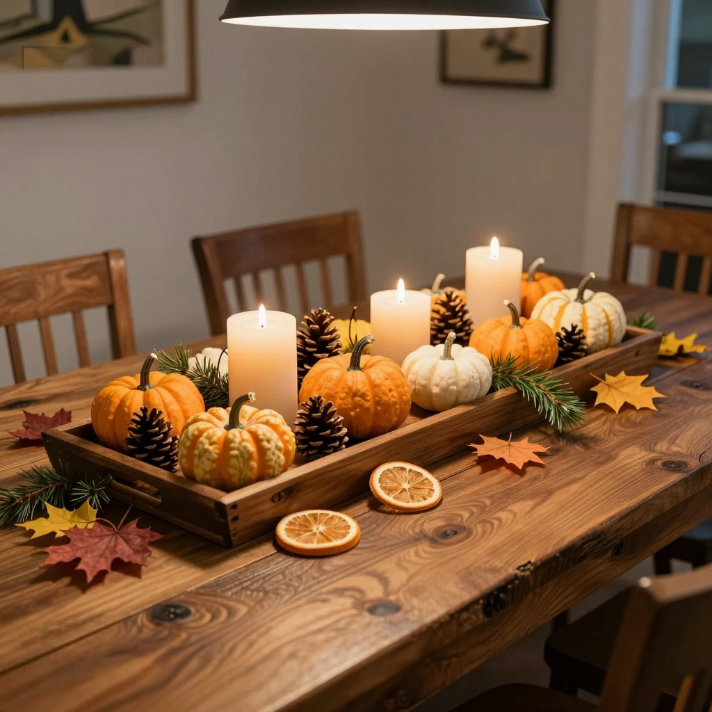 Seasonal Dining Table Centerpiece