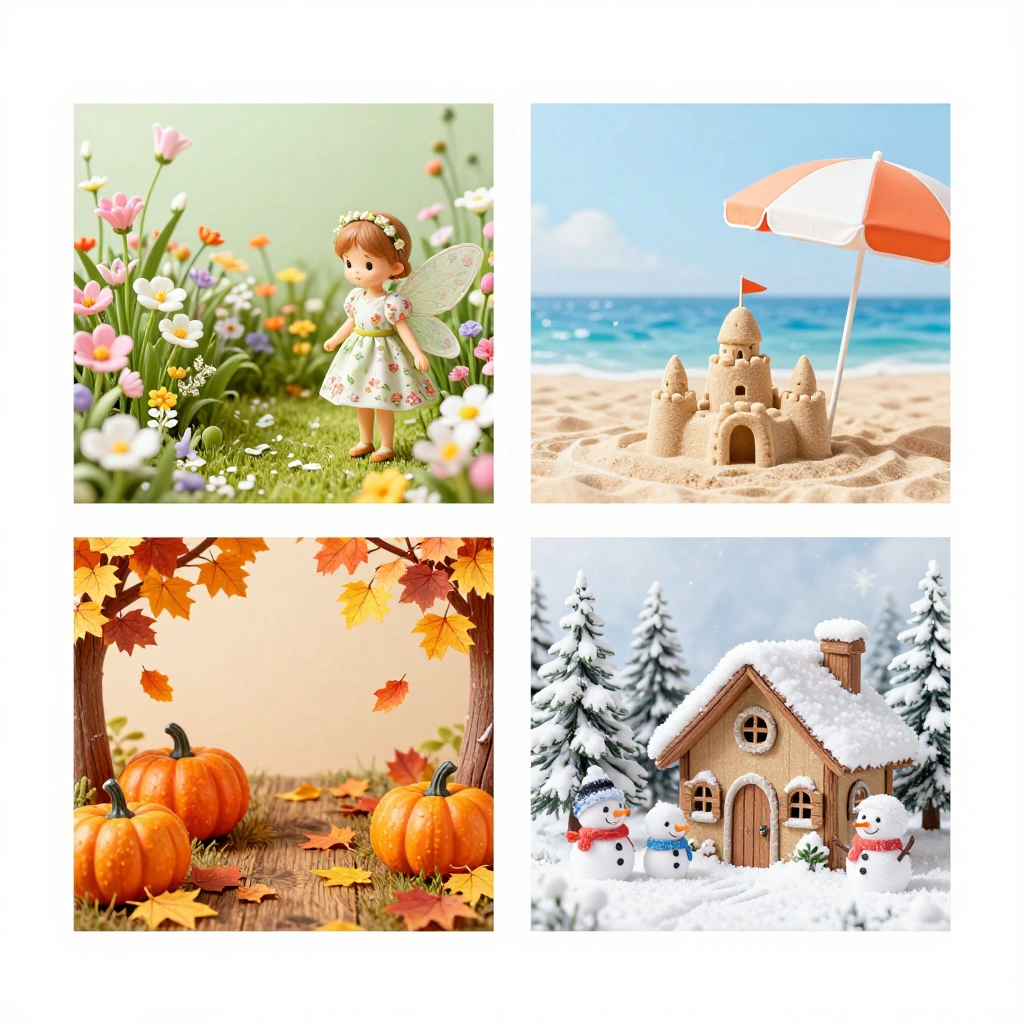 Seasonal Holiday Fairy Garden